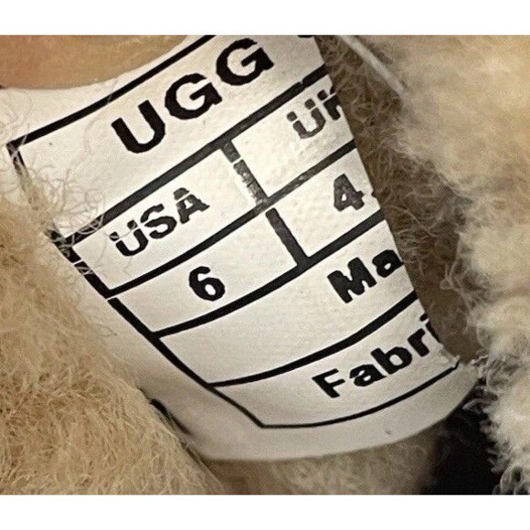 Ugg Women's 6 Brown Leather Shearling Lined Tall Pull On Winter Boots Water - Picture 12 of 13